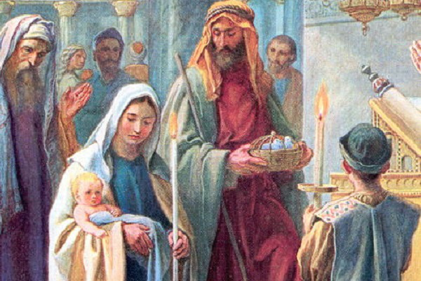 Ngày 02.02:  Ðức Mẹ Dâng Chúa Giêsu Trong Ðền Thánh