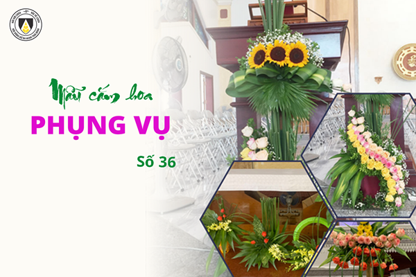 Mẫu cắm hoa Phụng vụ - số 36