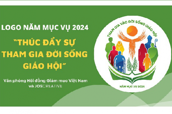 Logo năm mục vụ 2024: “Thúc đẩy sự tham gia đời sống Giáo hội”