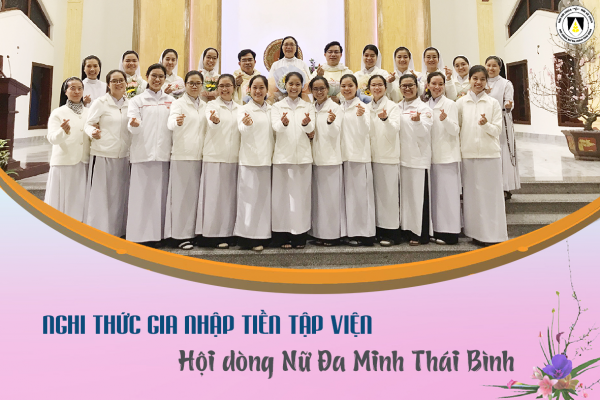 Hội dòng Nữ Đa Minh Thái Bình: Thánh lễ Tạ ơn và Nghi thức Gia nhập Tiền Tập viện 02.02.2023