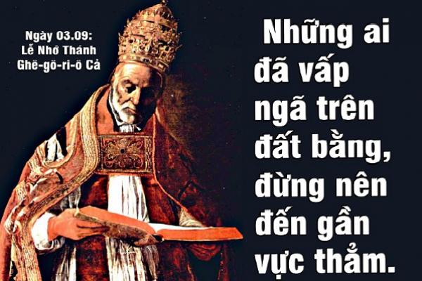Ngày 03.9 - Thánh Grêgôriô Cả