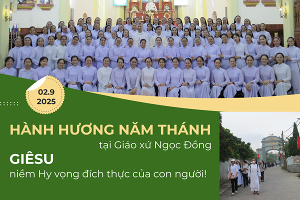 Hành hương Năm Thánh 2025 tại Giáo xứ Ngọc Đồng