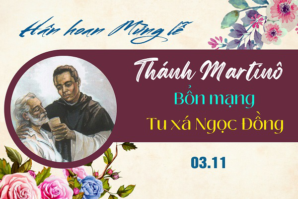 Thánh Mactinô: Bổn mạng Tu xá Ngọc Đồng (03.11)