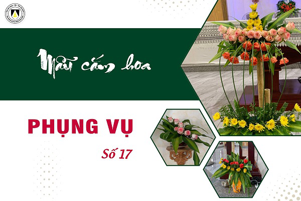 Mẫu cắm hoa Phụng vụ - số 17