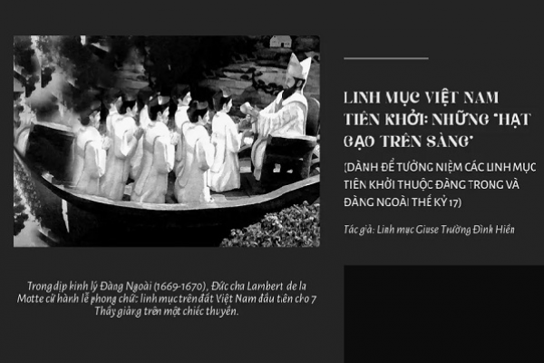 Linh mục Việt Nam Tiên khởi: Những 'hạt gạo trên sàng'