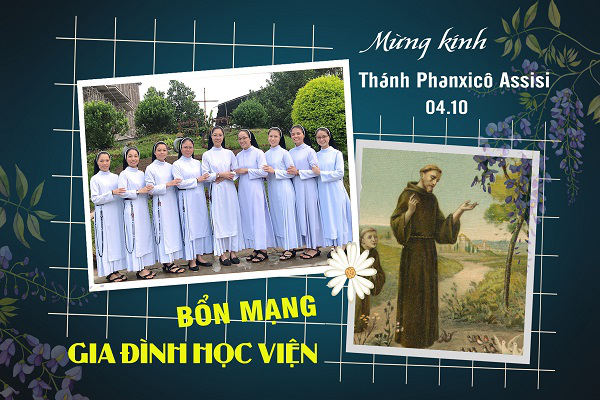 Đôi lời nhắn nhủ gia đình Học viện Dòng Nữ Đa Minh Thái Bình nhân dịp mừng lễ Thánh Phanxicô Assisi năm 2022