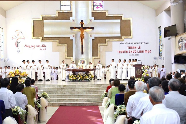 Thánh lễ Truyền chức Linh mục cho 11 thầy Dòng Đa Minh – 04/8/2026