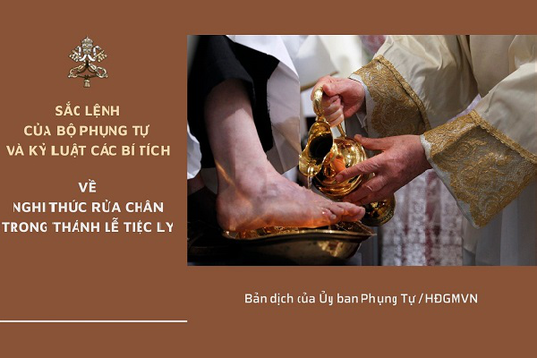 Sắc lệnh của Bộ Phụng Tự và Kỷ luật các Bí tích về Nghi thức Rửa chân trong Thánh lễ Tiệc ly
