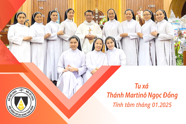 Tu xá Thánh Martinô Ngọc Đồng: Tĩnh tâm tháng 01.2025