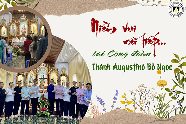 Niềm vui nối tiếp niềm vui tại Cộng đoàn thánh Augustinô Bồ Ngọc