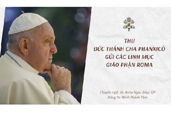Toàn văn lá thư Đức Thánh Cha Phanxicô gửi các linh mục giáo phận Roma