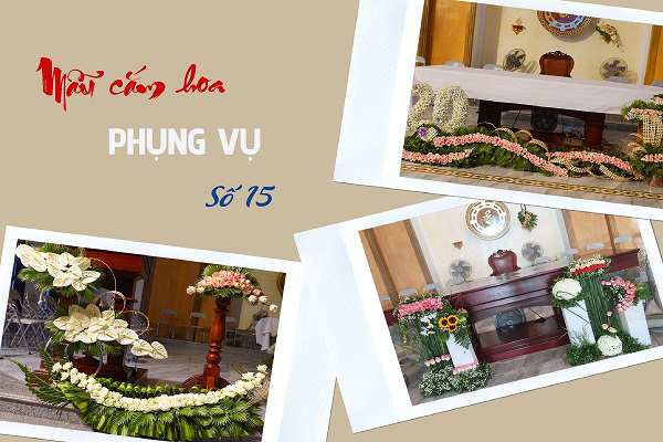 Mẫu cắm hoa Phụng vụ - số 15