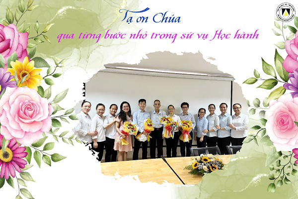 Tạ Ơn Chúa qua từng bước nhỏ trong Sứ vụ Học Hành