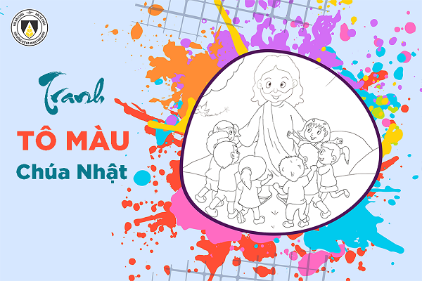 Tranh tô màu: Chúa Nhật Tuần XX - Thường Niên năm A (Mt 15, 21-28)