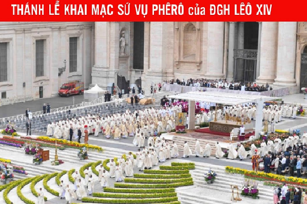 Thánh Lễ khai mạc sứ vụ Phêrô của Đức Tân Giáo Hoàng Lêô XIV (18/05)