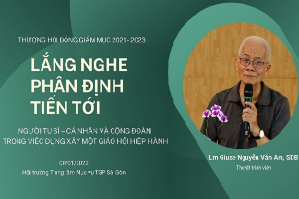 Bài nói chuyện với anh chị em giáo dân về Giáo hội Hiệp Hành