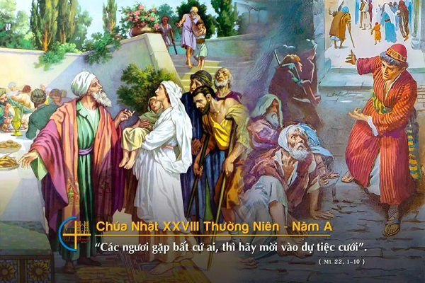 Suy niệm Tin mừng Chúa Nhật Tuần 28 - Năm A (Mt 22, 1-14)