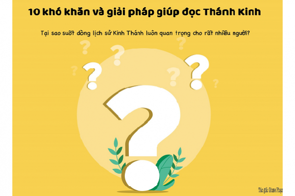 10 khó khăn và giải pháp giúp đọc Thánh Kinh