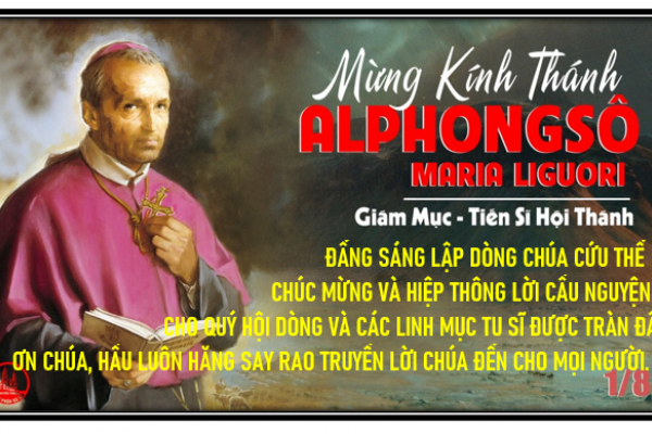 Ngày 01.8 - Thánh Anphongsô