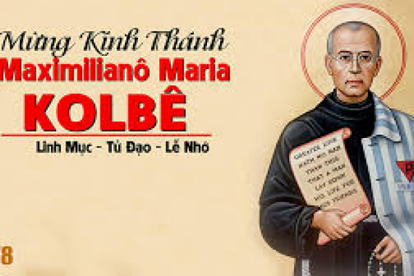 Ngày 14.8 - Thánh Maximilianô Maria Kolbe (1894-1941)