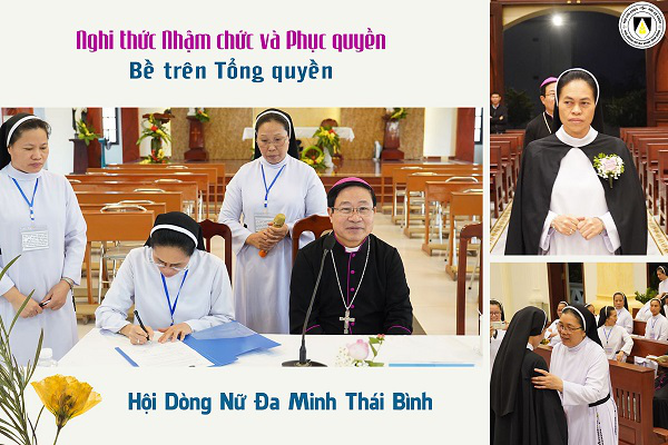 Hội Dòng nữ Đa Minh Thái Bình: Nghi thức Nhậm chức và Phục quyền Bề trên Tổng quyền nhiệm kỳ 2023-2027