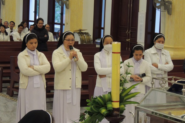 Hình ảnh 1: Các Nghi thức và Thánh lễ An táng Nữ tu Maria Bùi Thị Suy, OP.