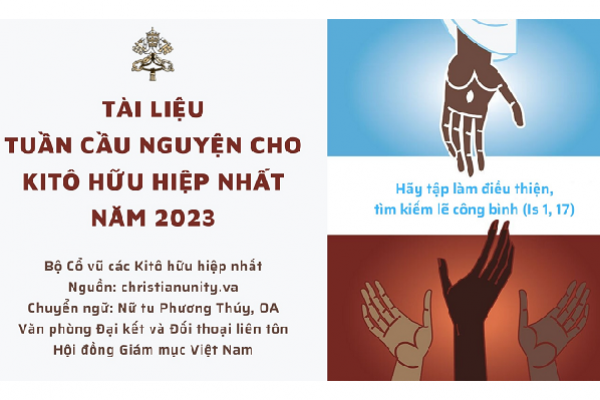 Tài liệu Tuần cầu nguyện cho Kitô hữu hiệp nhất năm 2023