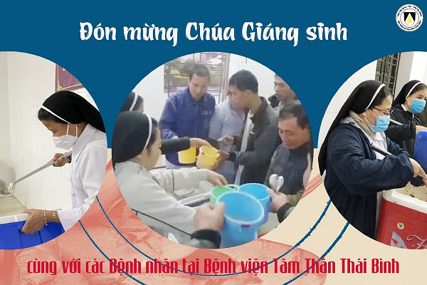 Đón mừng Chúa Giáng Sinh cùng các bệnh nhân thuộc tại Bệnh viện Tâm thần Thái Bình