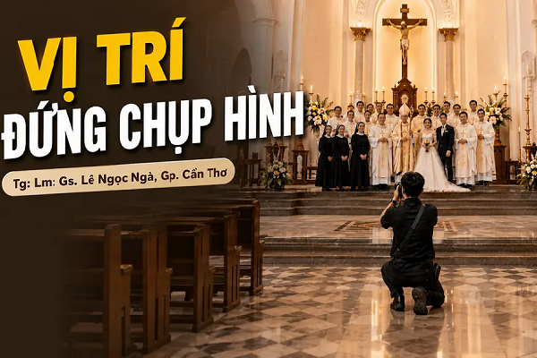 Vị trí đứng chụp hình theo tinh thần Phụng vụ