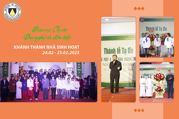 Hình ảnh: Đón tiếp và Hoan ca mừng Khánh Thành Nhà Sinh Hoạt Tu xá Thánh Martinô Ngọc Đồng