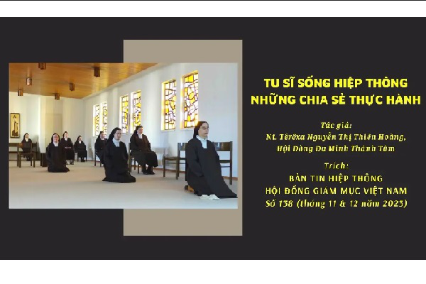 Tu sĩ sống hiệp thông - những chia sẻ thực hành