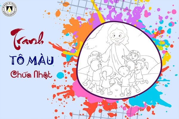 Tranh tô màu: Chúa Nhật IV - Thường Niên - năm A (Mt 5, 1–12)