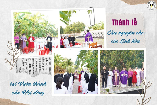 Thánh lễ cầu nguyện cho các Linh hồn tại Vườn thánh của Hội dòng