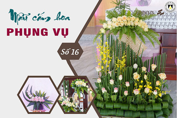 Mẫu cắm hoa Phụng vụ - số 16