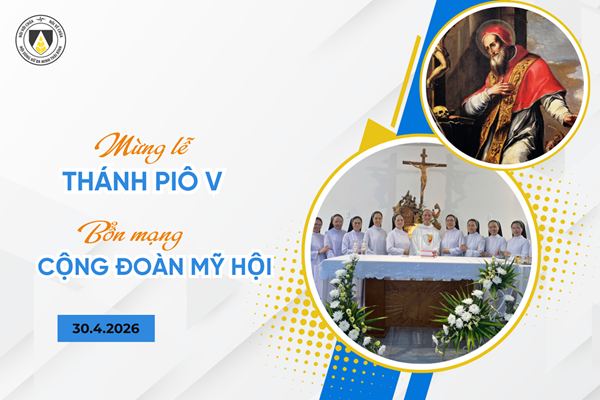 Cộng đoàn Thánh Piô V Mỹ Hội - Mừng lễ Thánh Bổn mạng