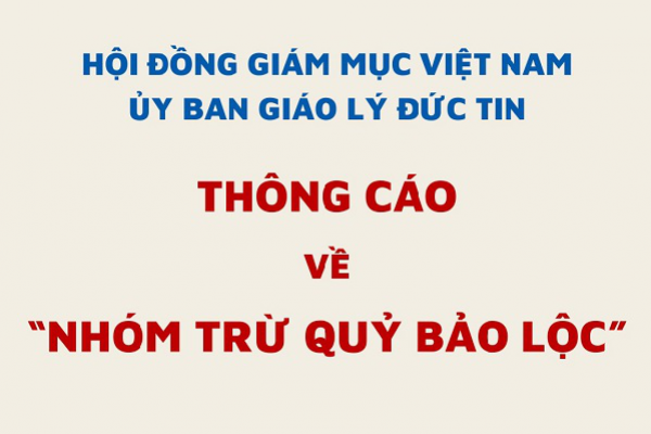 Ủy ban Giáo lý Đức Tin: Thông cáo về “Nhóm Trừ Quỷ Bảo Lộc”