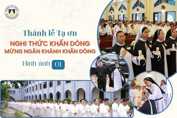 Chùm hình ảnh số 1: Thánh lễ Tạ ơn, Nghi thức Khấn Dòng và mừng Ngân khánh Khấn Dòng năm 2026 (1)