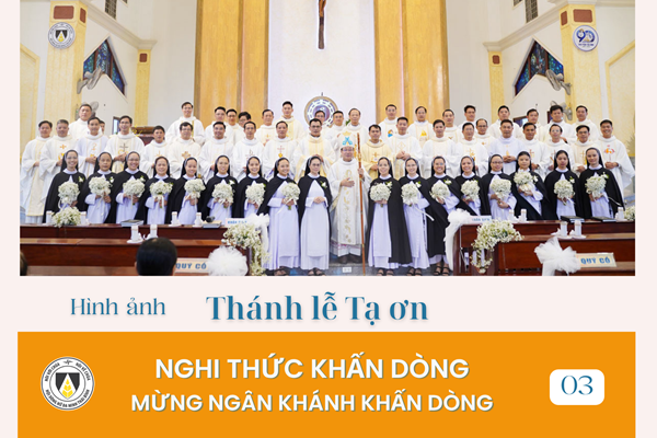 Chùm Hình ảnh số 3: Thánh lễ Tạ ơn, Nghi thức Khấn Dòng và mừng Ngân khánh Khấn Dòng năm 2026 (3)