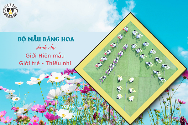 Mẫu Dâng hoa dành cho Giới Hiền Mẫu, Giới Trẻ, Thiếu Nhi Thánh Thể năm 2025