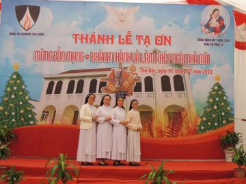 Cộng đoàn Mẹ Thiên Chúa Phục Lễ: Mừng Bổn mạng và Khánh thành Ngôi nhà mới