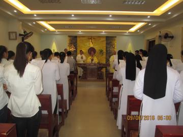 Làm phép Nhà Nguyện Tu xá thánh Giuse Thái Bình