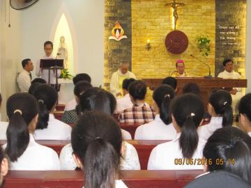 Làm phép Nhà Nguyện Tu xá thánh Giuse Thái Bình