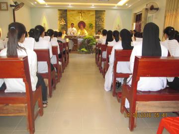 Làm phép Nhà Nguyện Tu xá thánh Giuse Thái Bình