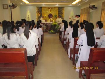 Làm phép Nhà Nguyện Tu xá thánh Giuse Thái Bình