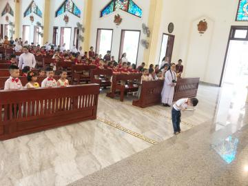 Trường Mầm non Tư thục Bình Minh: Hình ảnh Thánh lễ Tổng kết năm học 2021 - 2022 (1)