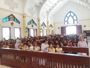 Trường Mầm non Tư thục Bình Minh: Hình ảnh Thánh lễ Tổng kết năm học 2021 - 2022 (1)