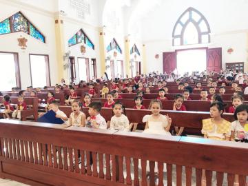 Trường Mầm non Tư thục Bình Minh: Hình ảnh Thánh lễ Tổng kết năm học 2021 - 2022 (2)