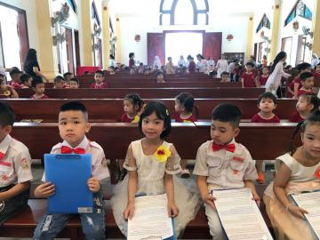Trường Mầm non Tư thục Bình Minh: Hình ảnh Thánh lễ Tổng kết năm học 2021 - 2022 (2)