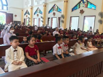 Trường Mầm non Tư thục Bình Minh: Hình ảnh Thánh lễ Tổng kết năm học 2021 - 2022 (2)