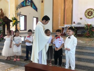 Trường Mầm non Tư thục Bình Minh: Hình ảnh Thánh lễ Tổng kết năm học 2021 - 2022 (2)